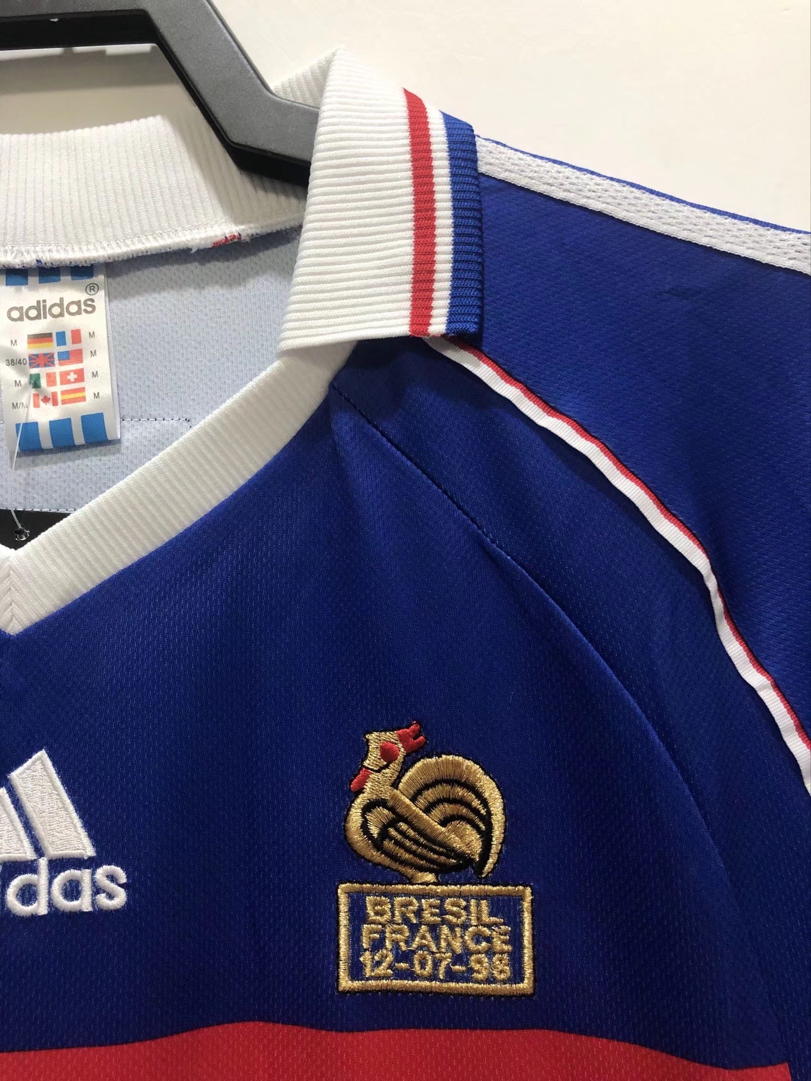MAILLOT FRANCE DOMICILE 1998