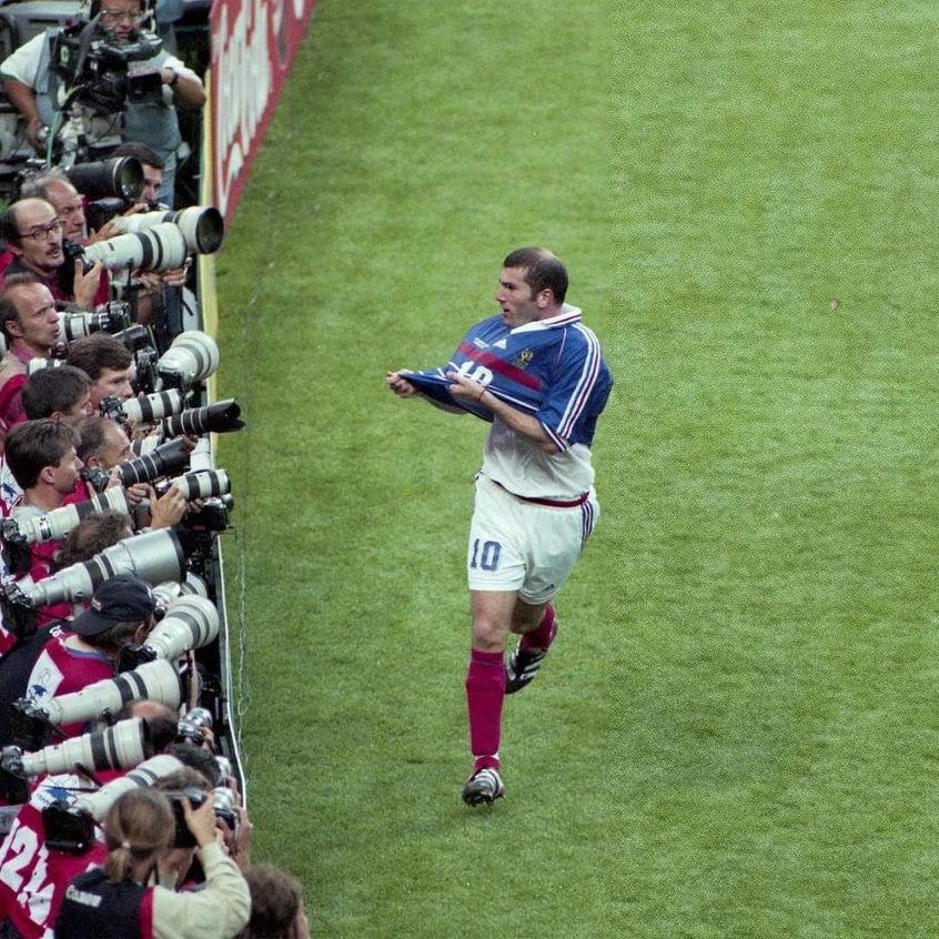 MAILLOT FRANCE DOMICILE 1998